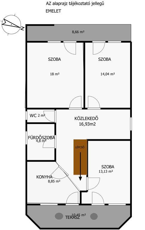 Apartment Altorjai Фоньод Экстерьер фото